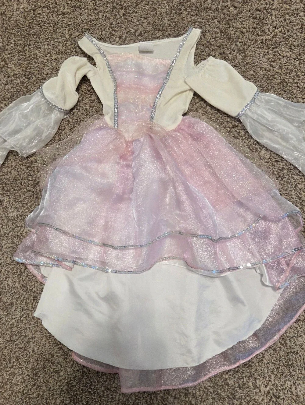 Halloween Pink and White Princess Dress Costume